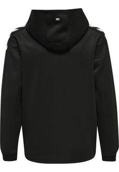 Rückansicht von hummel hmlCORE XK POLY KIDS SWEAT HOODIE Hoodie Kinder BLACK/BLACK