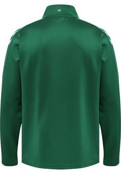 Rückansicht von hummel hmlCORE XK POLY ZIP SWEAT Funktionssweatshirt EVERGREEN