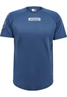hummel hmlTE TOPAZ T-SHIRT Funktionsshirt Herren INSIGNIA BLUE