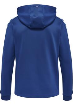 Rückansicht von hummel hmlCORE XK POLY ZIP HOOD SWEAT Funktionssweatshirt TRUE BLUE
