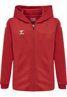 hummel hmlCORE XK POLY ZIP HOOD SWEAT KIDS Funktionssweatshirt Kinder TRUE RED