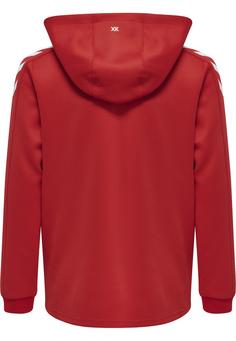 Rückansicht von hummel hmlCORE XK POLY ZIP HOOD SWEAT KIDS Funktionssweatshirt Kinder TRUE RED