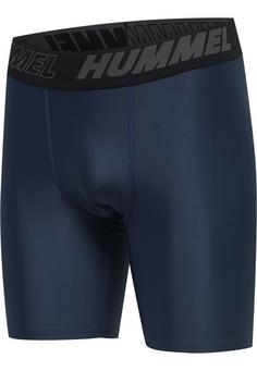 Rückansicht von hummel hmlTE TOPAZ 2-PACK TIGHT SHORTS Funktionsshorts Herren BLACK/INSIGINA BLUE