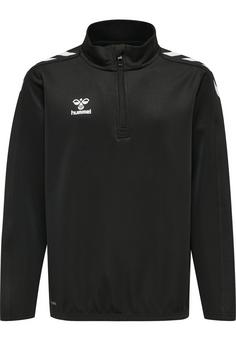 hummel hmlCORE XK HALF ZIP POLY SWEAT KIDS Funktionssweatshirt Kinder BLACK/BLACK