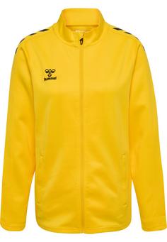 hummel hmlCORE XK POLY ZIP SWEAT WOMAN Funktionssweatshirt Damen SPORTS YELLOW