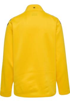 Rückansicht von hummel hmlCORE XK POLY ZIP SWEAT WOMAN Funktionssweatshirt Damen SPORTS YELLOW