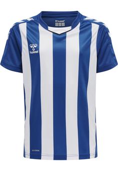 hummel hmlCORE XK STRIPED JERSEY KIDS S/S Funktionsshirt Kinder TRUE BLUE/WHITE