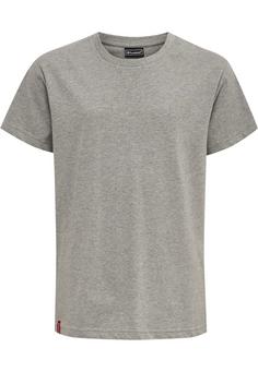 hummel hmlRED BASIC T-SHIRT S/S KIDS Funktionsshirt Kinder GREY MELANGE