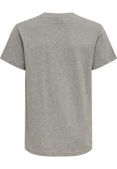 Rückansicht von hummel hmlRED BASIC T-SHIRT S/S KIDS Funktionsshirt Kinder GREY MELANGE