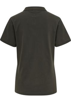 Rückansicht von hummel hmlRED STRETCH POLO WOMAN Poloshirt Damen RAVEN