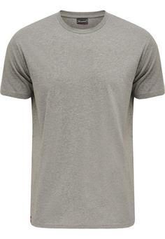 hummel hmlRED BASIC T-SHIRT S/S Funktionsshirt Herren GREY MELANGE
