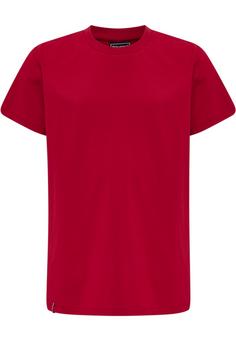 hummel hmlRED BASIC T-SHIRT S/S KIDS Funktionsshirt Kinder TANGO RED