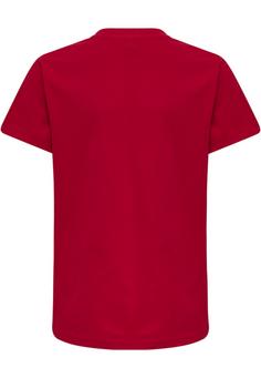 Rückansicht von hummel hmlRED BASIC T-SHIRT S/S KIDS Funktionsshirt Kinder TANGO RED