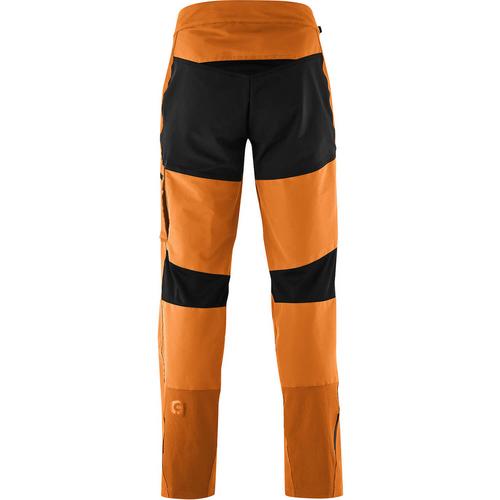 Rückansicht von Gonso Piscadu Fahrradhose Herren Dunkelorange