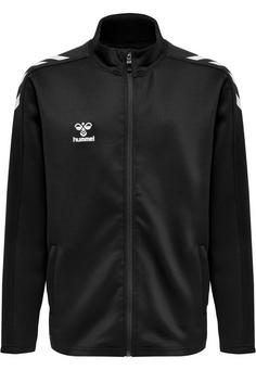 hummel hmlCORE XK POLY ZIP SWEAT KIDS Funktionssweatshirt Kinder BLACK/BLACK