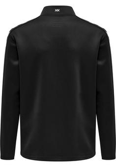 Rückansicht von hummel hmlCORE XK POLY ZIP SWEAT KIDS Funktionssweatshirt Kinder BLACK/BLACK