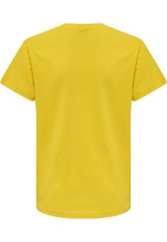 Rückansicht von hummel hmlRED BASIC T-SHIRT S/S KIDS Funktionsshirt Kinder EMPIRE YELLOW