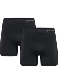 hummel hmlJACK SEAMLESS BOXERS 2-PACK Unterhemd Herren BLACK/BLACK