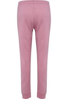 Rückansicht von hummel hmlMOVER COTTON CUFF PANTS WOMAN Trainingshose Damen LILAS