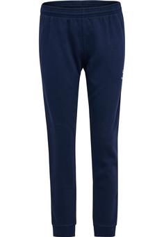 hummel hmlMOVER COTTON CUFF PANTS WOMAN Trainingshose Damen MARINE