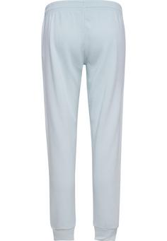 Rückansicht von hummel hmlMOVER COTTON CUFF PANTS WOMAN Trainingshose Damen BABY BLUE
