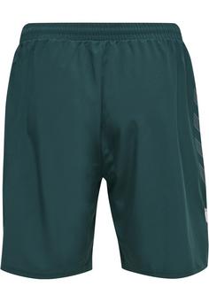 Rückansicht von hummel hmlMOVE GRID WOVEN SHORTS Funktionsshorts Herren DEEP TEAL