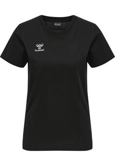 hummel hmlMOVE GRID COT. T-SHIRT S/S WOMAN Funktionsshirt Damen BLACK
