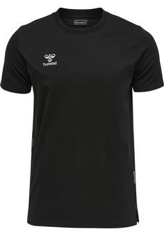 hummel hmlMOVE GRID COTTON T-SHIRT S/S Funktionsshirt Herren BLACK