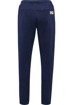 Rückansicht von hummel hmlMOVE GRID COTTON PANTS Trainingshose Herren MARINE