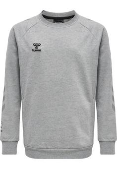 hummel hmlMOVE GRID COTTON SWEATSHIRT KIDS Funktionssweatshirt Kinder GREY MELANGE