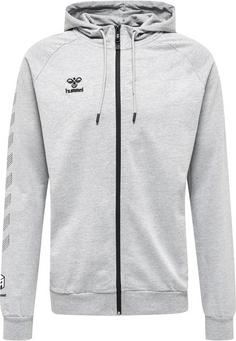 hummel hmlMOVE GRID COTTON ZIP HOODIE Hoodie Herren GREY MELANGE