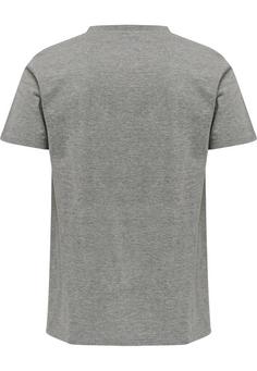 Rückansicht von hummel hmlMOVE GRID COTTON T-SHIRT S/S Funktionsshirt Herren GREY MELANGE