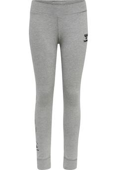 hummel hmlMOVE GRID COTTON TIGHTS KIDS Tights Kinder GREY MELANGE