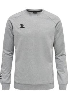 hummel hmlMOVE GRID COTTON SWEATSHIRT Funktionssweatshirt Herren GREY MELANGE