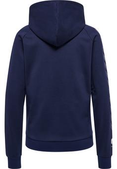 Rückansicht von hummel hmlMOVE GRID COT. ZIP HOODIE WOMAN Hoodie Damen MARINE
