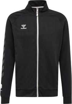 hummel hmlMOVE GRID COT. ZIP JACKET Funktionssweatshirt Herren BLACK