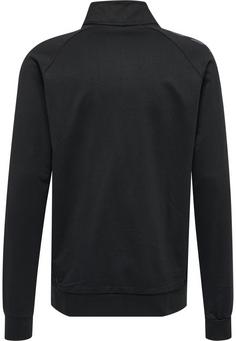 Rückansicht von hummel hmlMOVE GRID COT. ZIP JACKET Funktionssweatshirt Herren BLACK