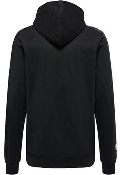 Rückansicht von hummel hmlMOVE GRID COTTON HOODIE Hoodie Herren BLACK