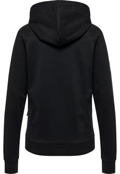 Rückansicht von hummel hmlMOVE GRID COTTON HOODIE WOMAN Hoodie Damen BLACK
