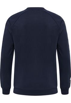 Rückansicht von hummel hmlMOVE GRID COTTON SWEATSHIRT Funktionssweatshirt Herren MARINE