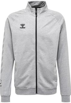 hummel hmlMOVE GRID COT. ZIP JACKET Funktionssweatshirt Herren GREY MELANGE