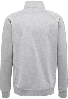 Rückansicht von hummel hmlMOVE GRID COT. ZIP JACKET Funktionssweatshirt Herren GREY MELANGE