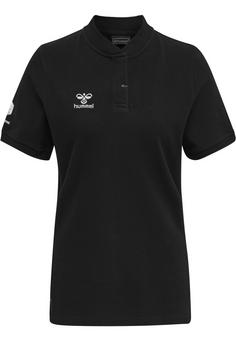 hummel hmlMOVE GRID POLO WOMAN Funktionsshirt Damen BLACK