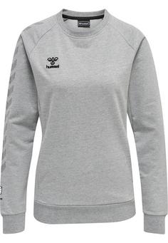 hummel hmlMOVE GRID COT. SWEATSHIRT WOMAN Funktionssweatshirt Damen GREY MELANGE