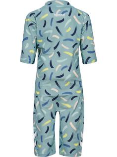 Rückansicht von hummel hmlMORGAT SWIM SUIT Schwimmanzug Kinder BLUE SURF