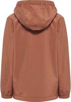 Rückansicht von hummel hmlMARS SOFTSHELL JACKET Trainingsjacke Kinder COPPER BROWN