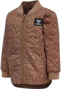 Rückansicht von hummel hmlSOBI MINI THERMOSET Softshellhose Kinder COPPER BROWN