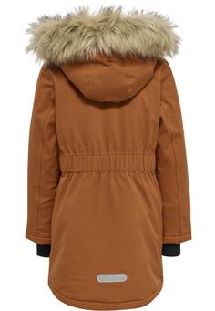 Rückansicht von hummel hmlALMA TEX COAT Jacke Kinder SIERRA