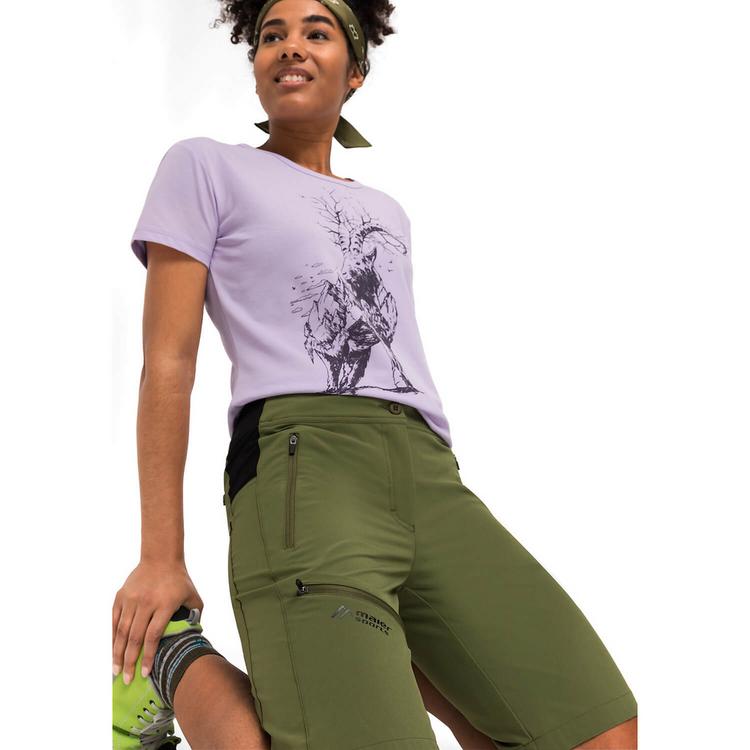 Maier Sports Maier Sports Latit Vario Funktionsshorts Damen - Moos - 1 | SportScheck