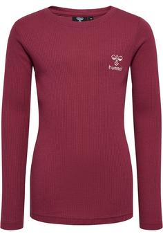 hummel hmlREVE T-SHIRT L/S Funktionsshirt Kinder CORDOVAN